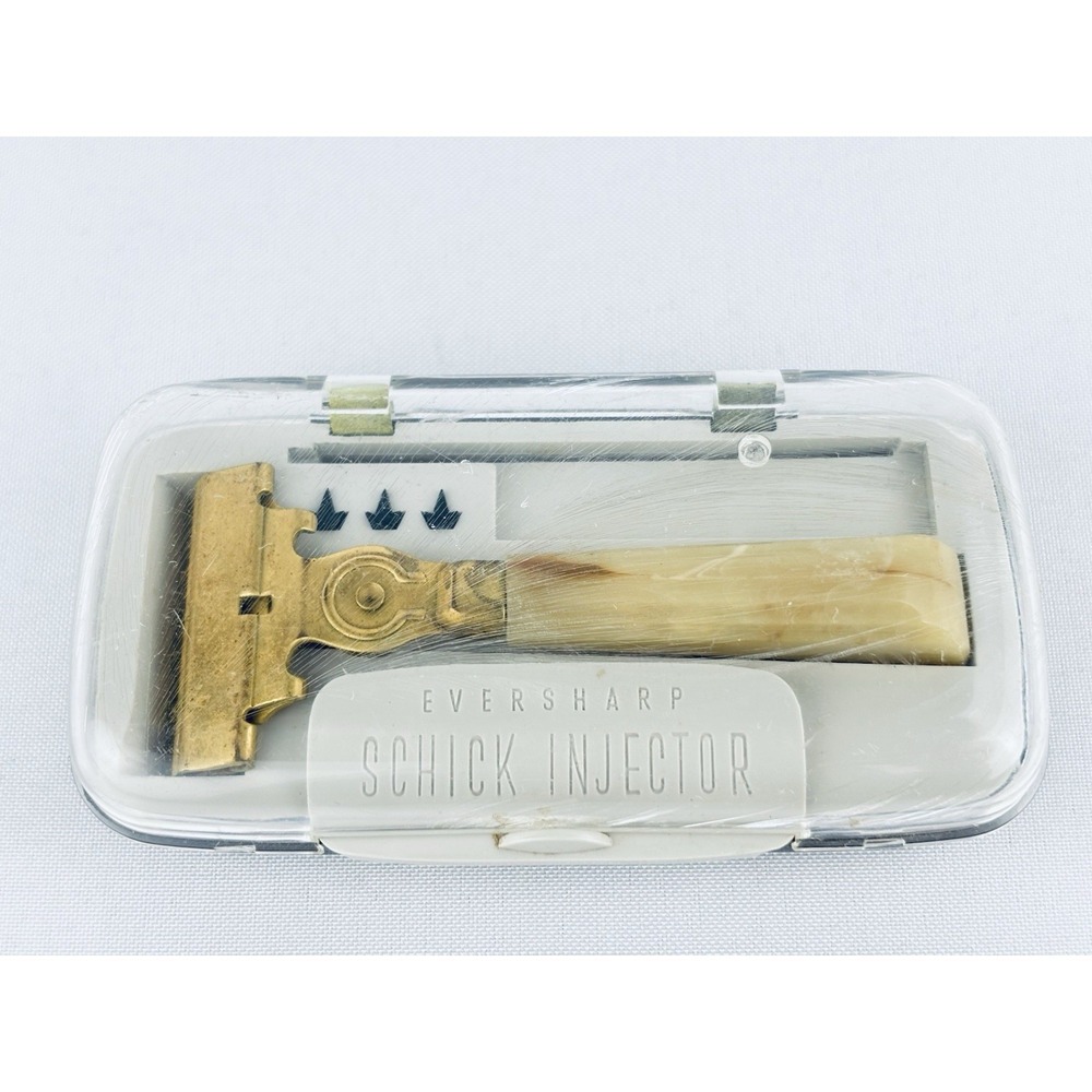Vintage‎ Eversharp Schick Injector Safety Razor Set 1937 - Bakelite Handle